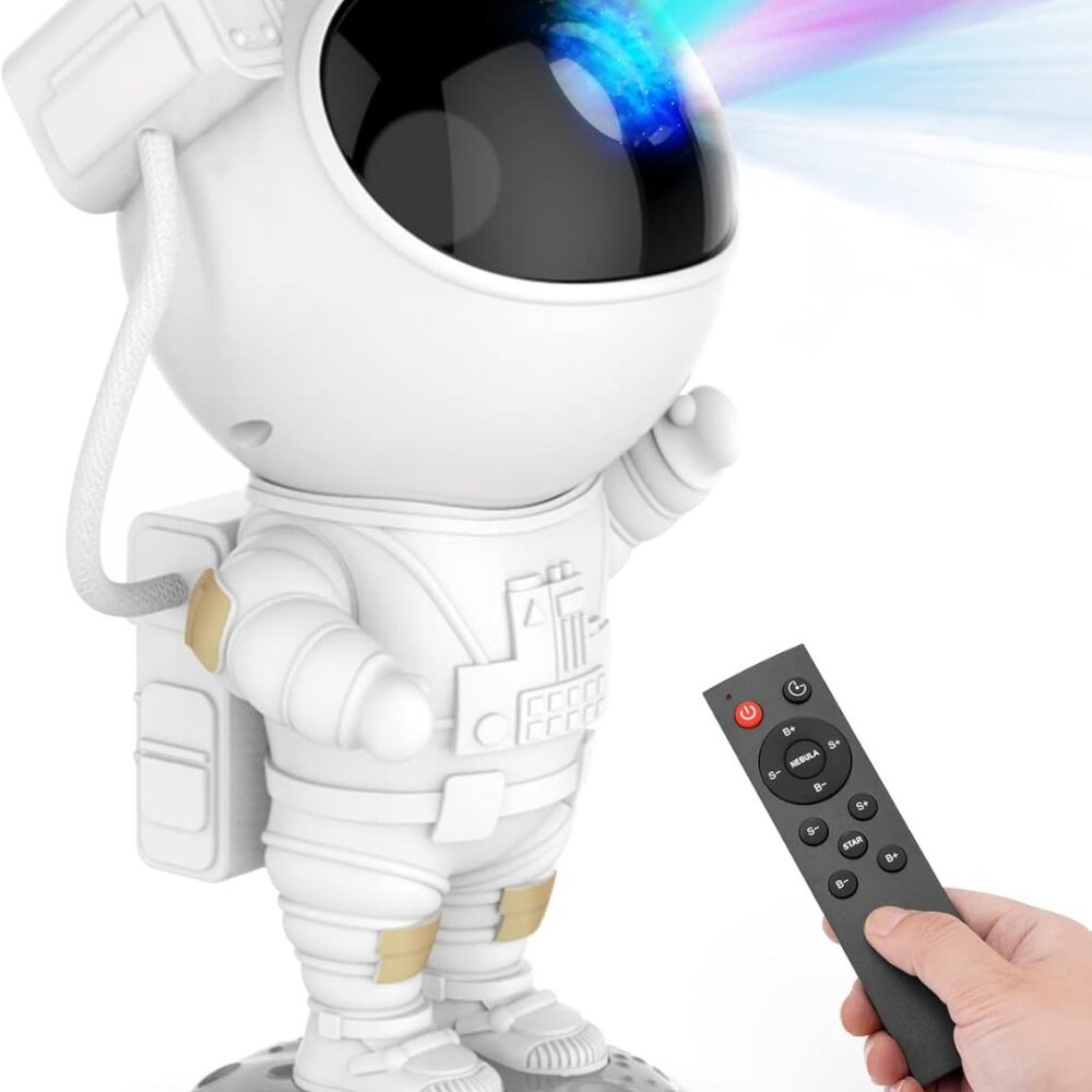 Star Projector Galaxy Night Light - Astronaut Space Projector, Starry Nebula Cei